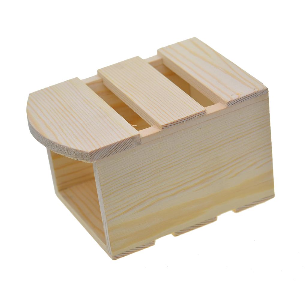 Desk Setup Natural - Natürlicher Holz-Stifthalter aus Kiefer, Schreibtisch-Organizer mit