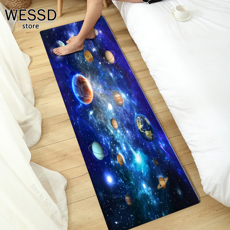 Desk Setup Girly - Kinder Teppich mit 3D Planet Bett