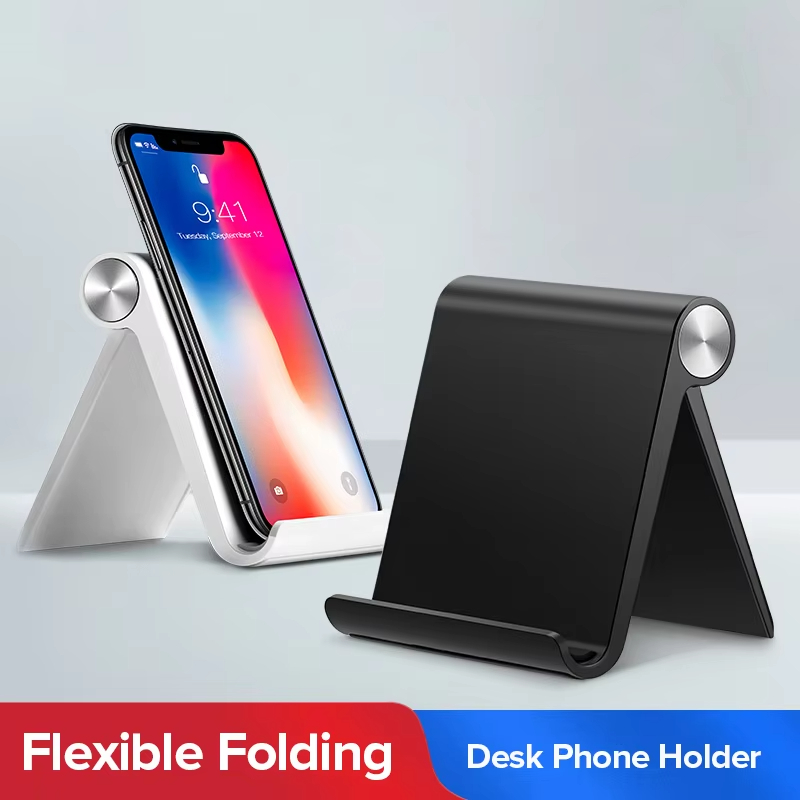 Desk Setup Table - Universeller Faltbarer Schreibtisch-Telefonhalter Tragbarer Verstellbarer Desktop-Telefonständer