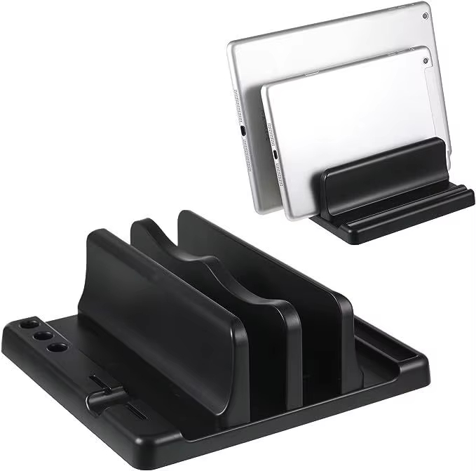 Desk Setup Table - Büro-Laptopständer aus ABS-Kunststoff, vertikal, spart Platz