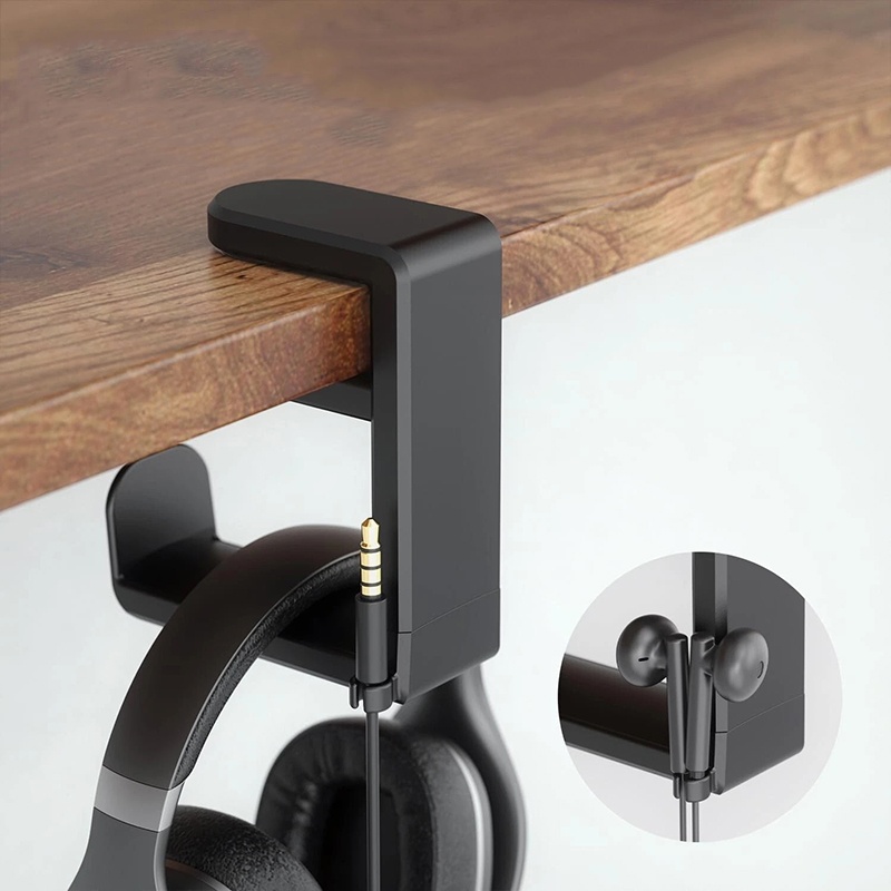 Desk Setup Table - Universeller Desktop 360 ° Drehbarer Kopfhörerständer