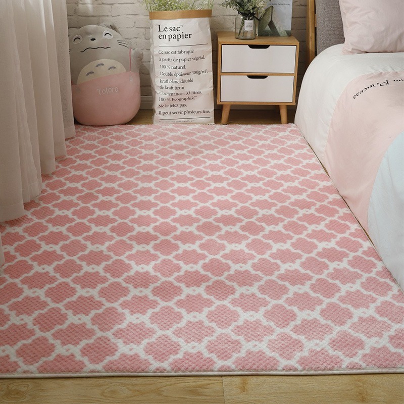 Desk Setup Girly - Ins Schlafzimmer, Wohnzimmer, kurzer Plüsch teppich,