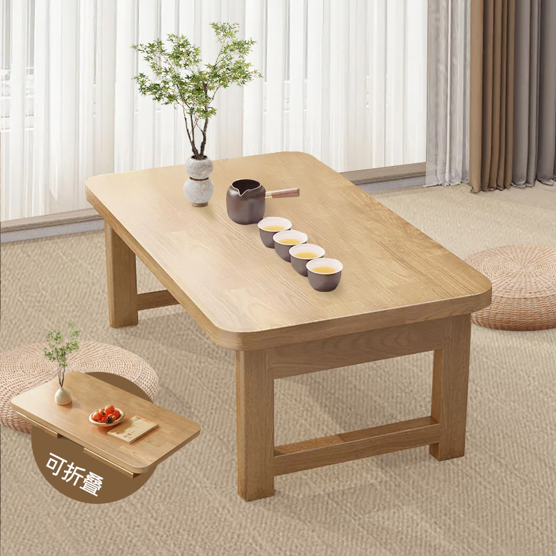 Desk Setup Japan - Klappbarer Holztisch, japanischer Erkerfenster, Balkon, Couchtisch,