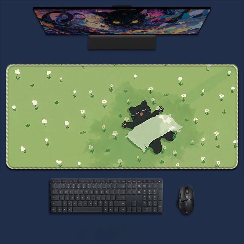 Anime-Mädchen Waldlandschaft G – Desk Setup Natural Bewertung und Preis