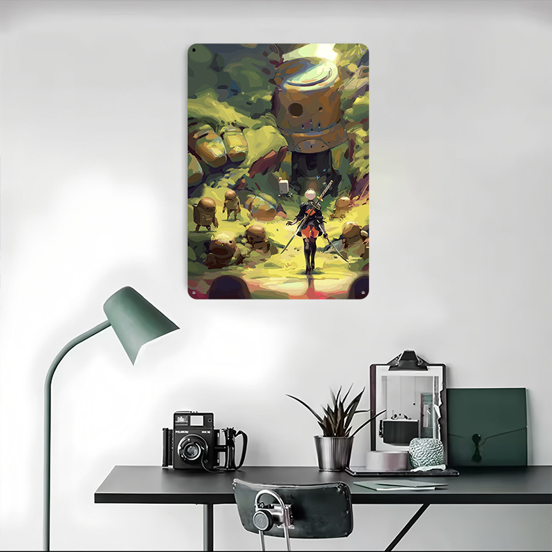 Nier Automata: 2B im Wald Meta – Desk Setup Art Bewertung und Preis