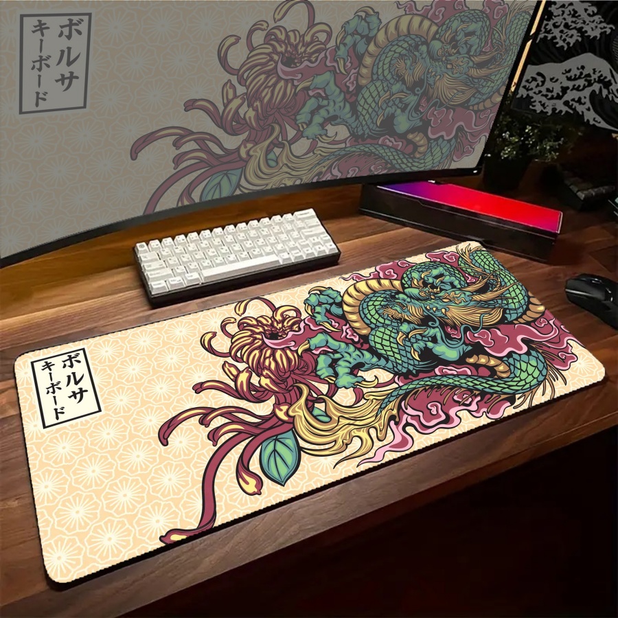 Schwarzes Schreibtisch-Mauspad – Desk Setup Art Bewertung und Preis