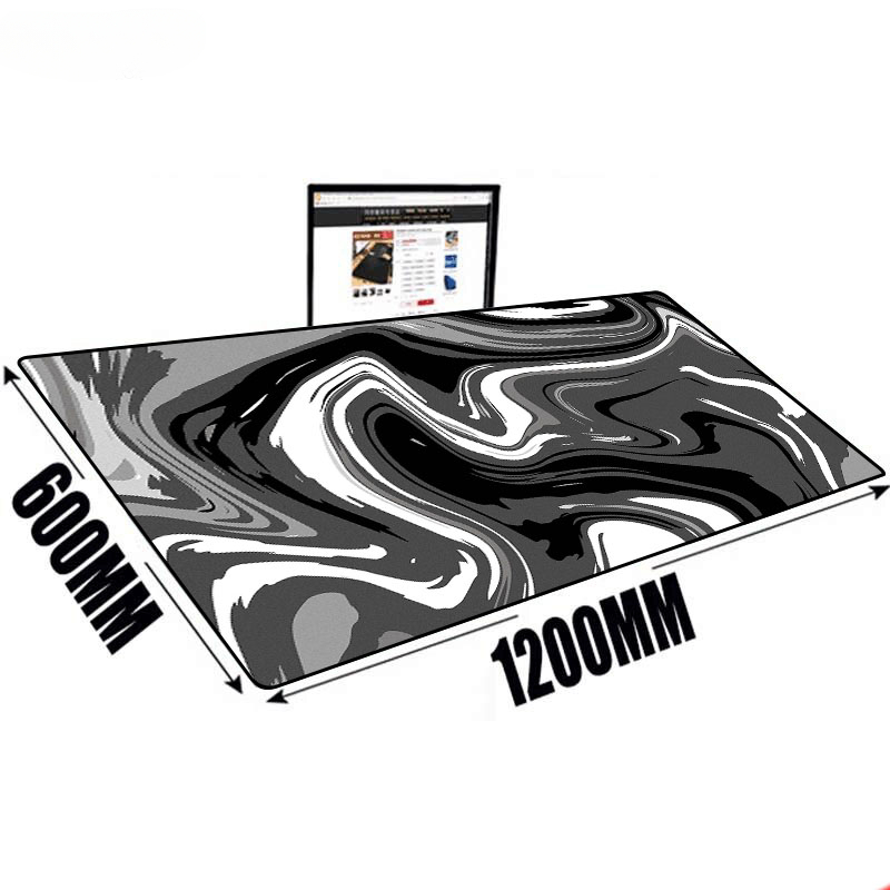Große Matte Mauspad Fluid Art  – Desk Setup Art Bewertung und Preis