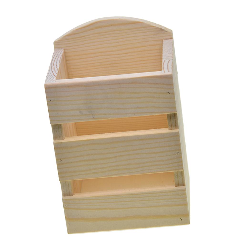 Natürlicher Holz-Stifthalter a – Desk Setup Natural Bewertung und Preis