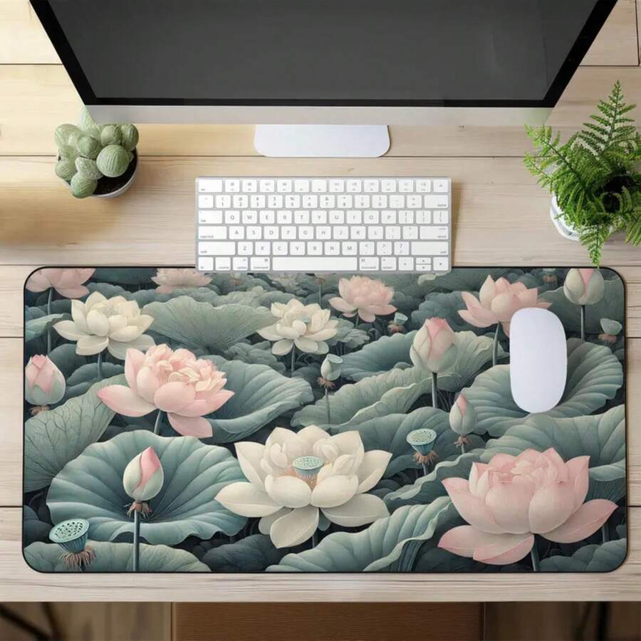 Große Lotusblumen-Schreibtisch – Desk Setup Natural Bewertung und Preis