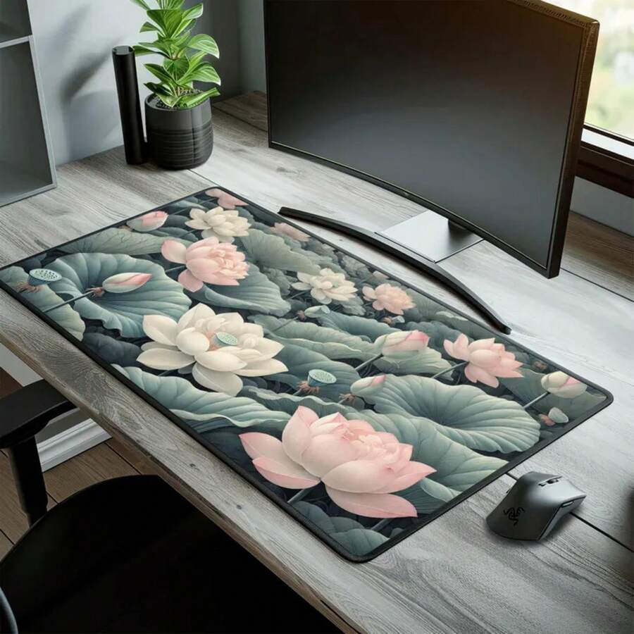 Große Lotusblumen-Schreibtisch – Desk Setup Natural Bewertung und Preis