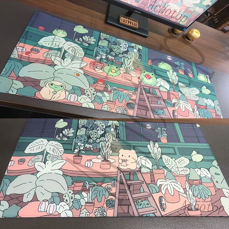 Großes Kunst-Feder-Mauspad Gam – Desk Setup Art Bewertung und Preis