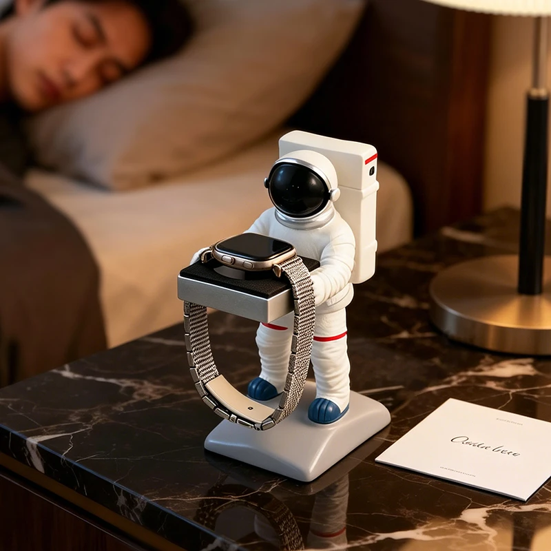 Kreativer Astronauten-Uhrenstä – Desk Setup Home Office Bewertung und Preis
