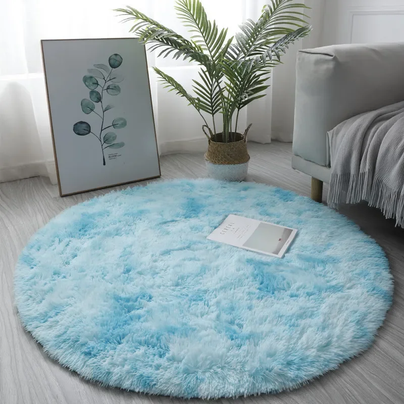 Ultraweiche, runde Plüschteppi – Desk Setup Girly Bewertung und Preis