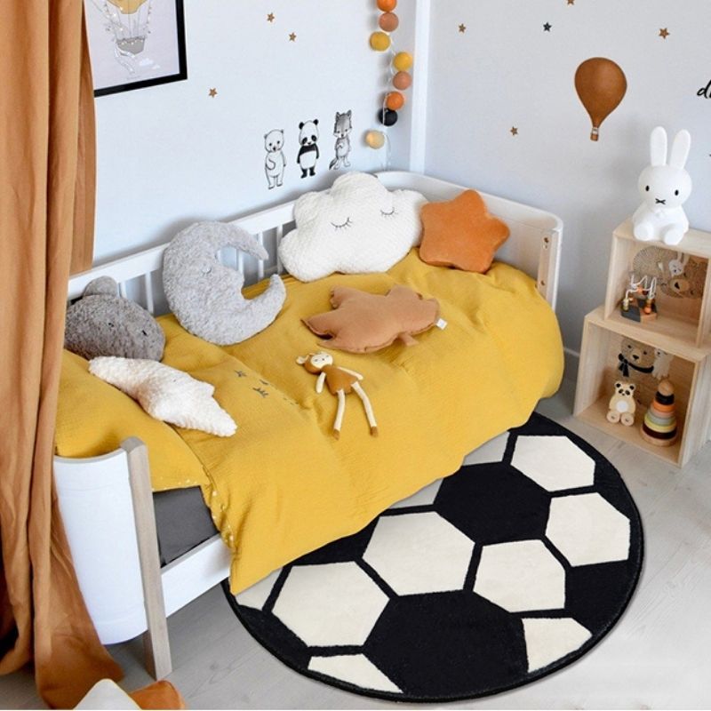 Fußball-Flauschiger Teppich fü – Desk Setup Girly Bewertung und Preis