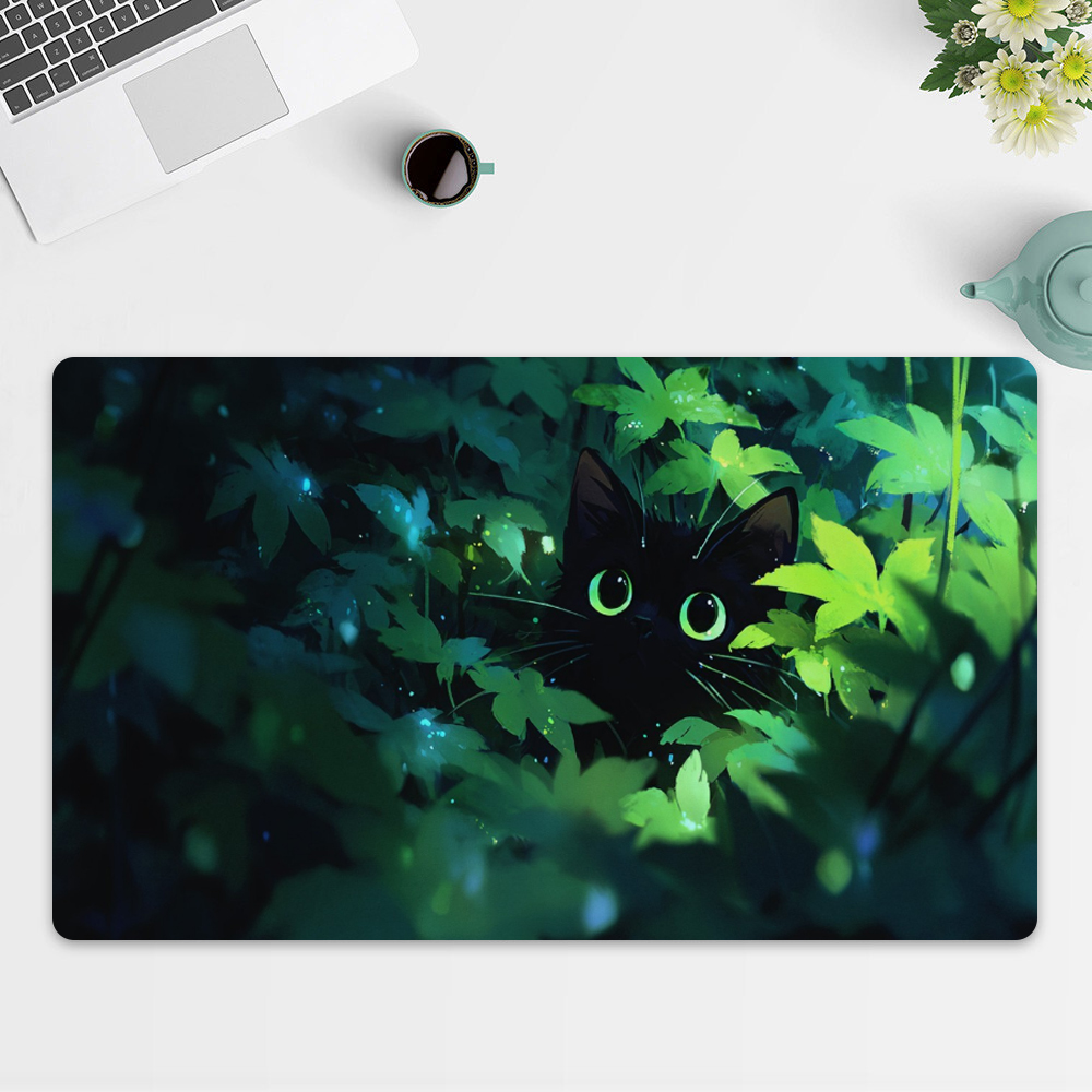 Black Cat für MTG Playmat Gree – Desk Setup Art Bewertung und Preis