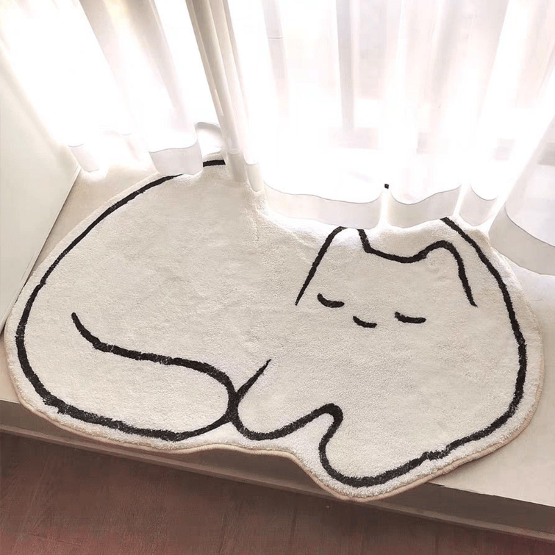 Niedlicher Katzenteppich im Sc – Desk Setup Girly Bewertung und Preis