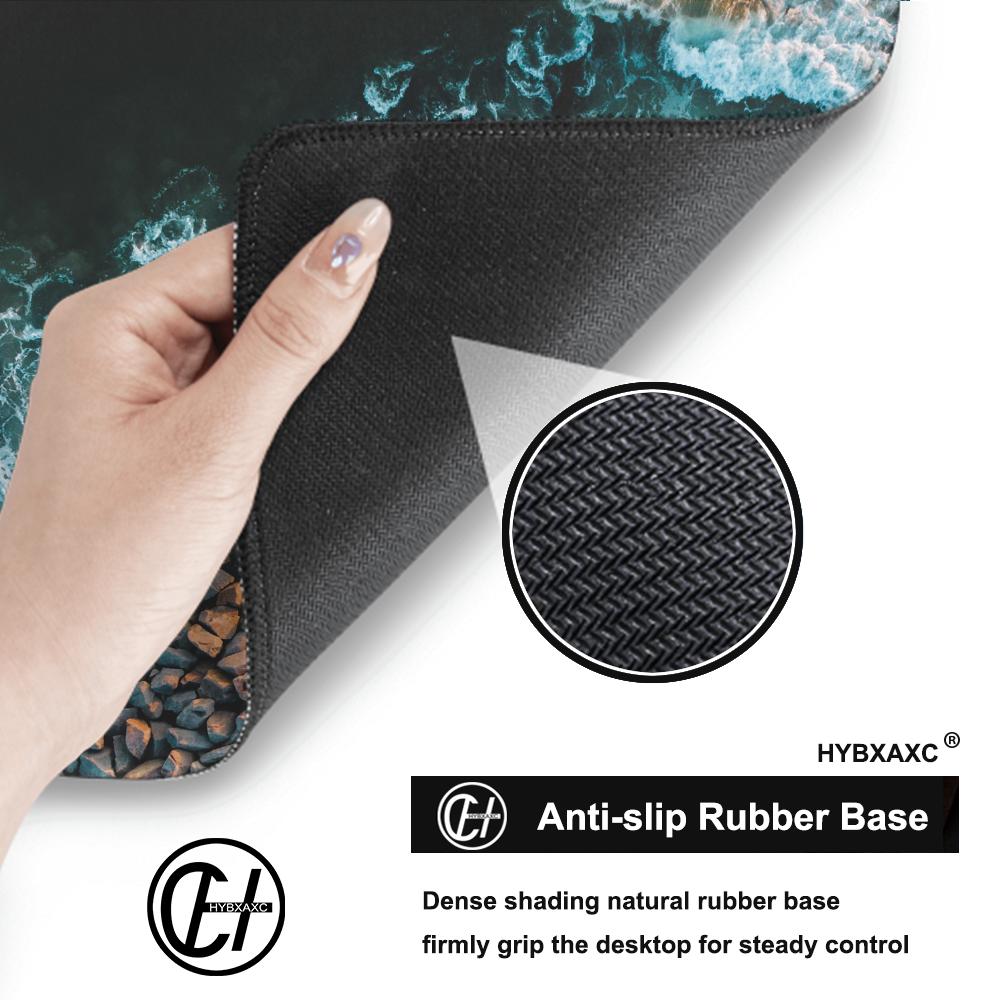 HYBXAXC MAerial Ocean Wave Mau – Desk Setup Natural Bewertung und Preis