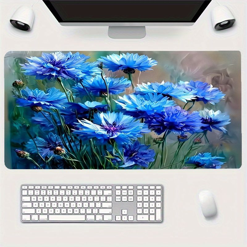 Brand Blue Cornflower Mauspad, – Desk Setup Natural Bewertung und Preis