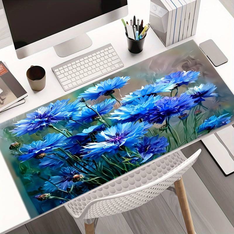 Brand Blue Cornflower Mauspad, – Desk Setup Natural Bewertung und Preis