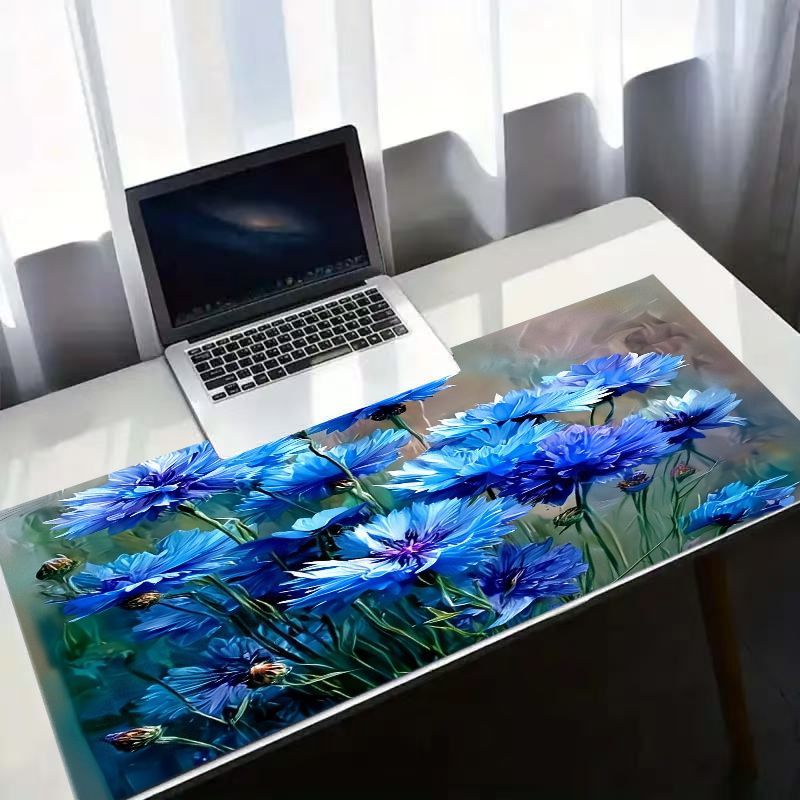 Brand Blue Cornflower Mauspad, – Desk Setup Natural Bewertung und Preis
